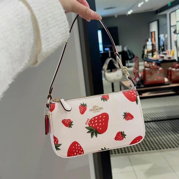 Coach Bags Coach Nolita 9 Bag With Wild Strawberry Print Poshmark